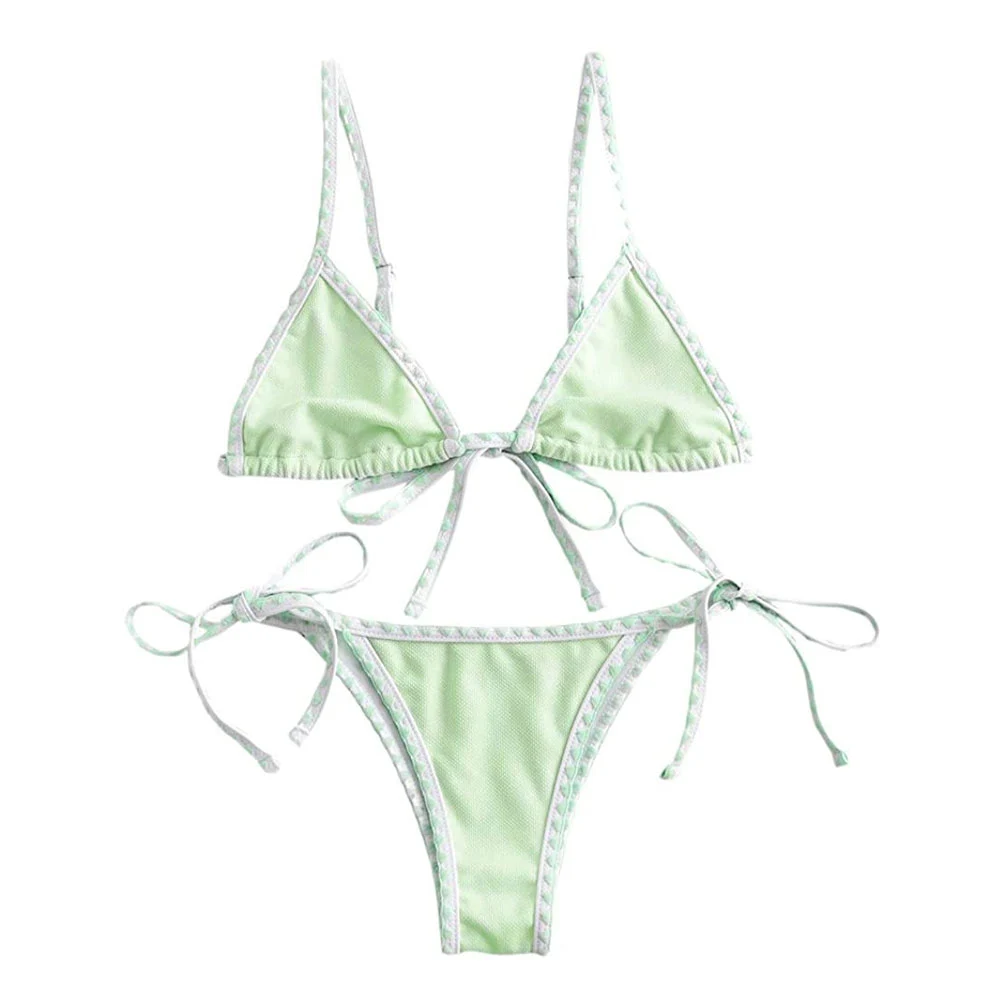 Two-piece bikini swimwear design reference, style 11000025523448