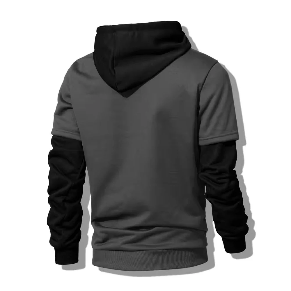 Custom Men's Winter Oversized Pullover Hoodie Sporty Casual Hooded Sweatshirt with QuickDry Eco Friendly, hoodie design reference, image 1