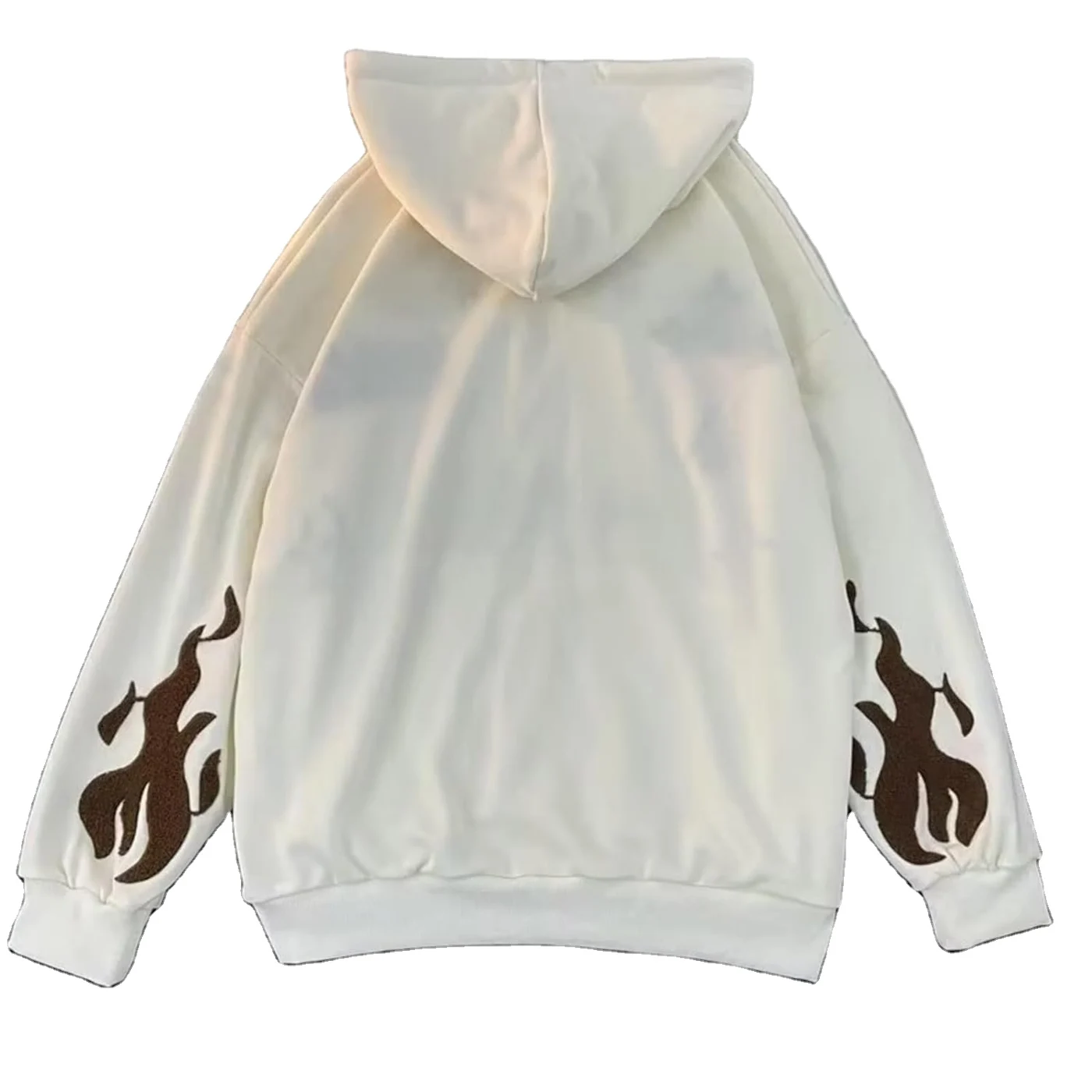 Trending Men's Custom Screen Printing Oversized Hoodie Vintage Hip Hop 100% Cotton Fleece Pullover Hoodie for, hoodie design reference, image 2